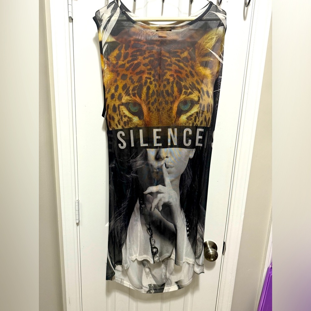 New CLEO Apparel Women's Cheetah Leopard Sleeveless WILD Dress